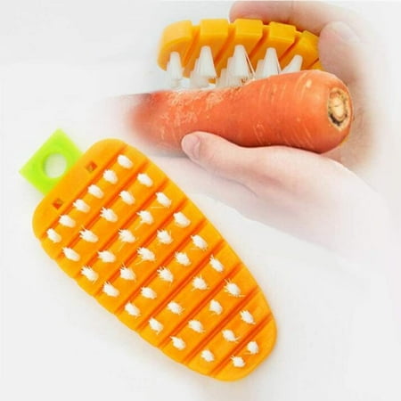 Fruit and Vegetable Cleaning Brushes Carrot Pattern for Washing Carrot Potato Root Scrubber Food Kitchen Cleaning Tools
Fruit and Vegetable Cleaning Brushes Carrot Pattern for Washing Carrot Potato Root Scrubber Food Kitchen Cleaning Tools