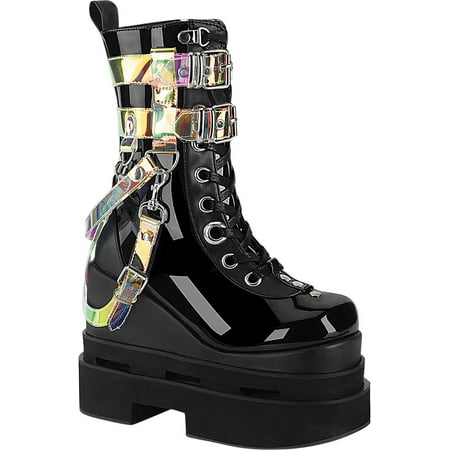 Women s Demonia Eternal 115 Triple Tiered Mid Calf Boot