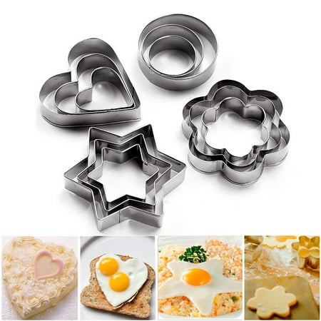 12Pcs/set Star Heart Flower Round Shape Stainless Steel Cake Cookie Mold Multifunctional Biscuit Eg
12Pcs/set Star Heart Flower Round Shape Stainless Steel Cake Cookie Mold Multifunctional Biscuit Eg