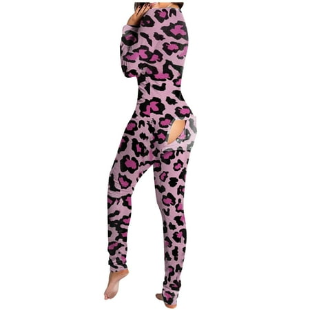 QYZEU Footed Pajamas for Women Woman Summer Pajamas Women S Button- Front Functional Buttoned Adults Jumpsuit
QYZEU Footed Pajamas for Women Woman Summer Pajamas Women S Button- Front Functional Buttoned Adults Jumpsuit