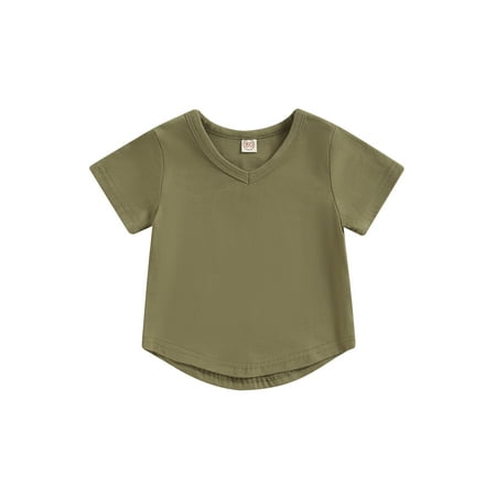 Toddler Baby Boys Summer T-Shirts Classic Short Sleeve V Neck Solid Color Loose Tops
Toddler Baby Boys Summer T-Shirts Classic Short Sleeve V Neck Solid Color Loose Tops