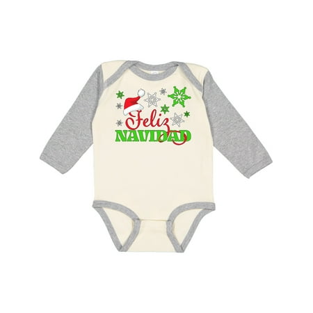 Inktastic Feliz Navidad with Santa Hat and Green Snowflakes Gift Baby Boy or Baby Girl Long Sleeve Bodysuit
Inktastic Feliz Navidad with Santa Hat and Green Snowflakes Gift Baby Boy or Baby Girl Long Sleeve Bodysuit