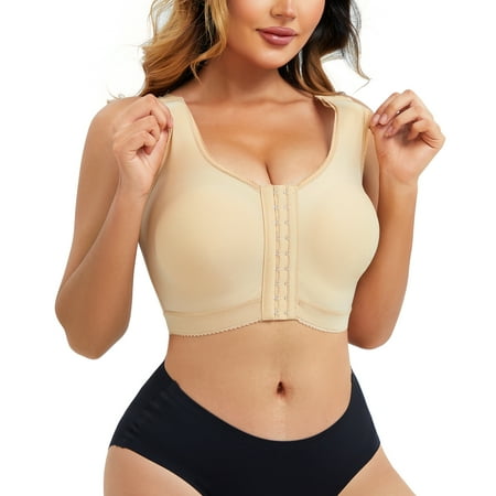 Junlan Compression Sports Bra for Women Wireless Bralette Front Adjustable Closure Post Surgery Tops Camisole Crop Tops
Junlan Compression Sports Bra for Women Wireless Bralette Front Adjustable Closure Post Surgery Tops Camisole Crop Tops
