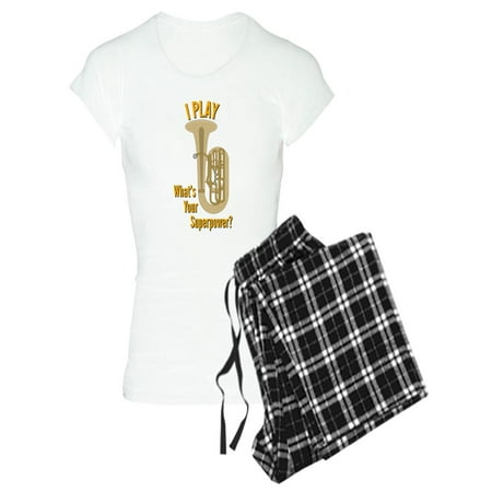 CafePress - I Play TUBA - Women s Light Pajamas