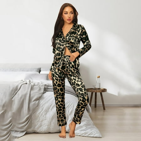 BTJX Women Pajama Printing Sets Long Sleeve Button Down Sleepwear Nightwear Soft Pjs Lounge Sets
BTJX Women Pajama Printing Sets Long Sleeve Button Down Sleepwear Nightwear Soft Pjs Lounge Sets