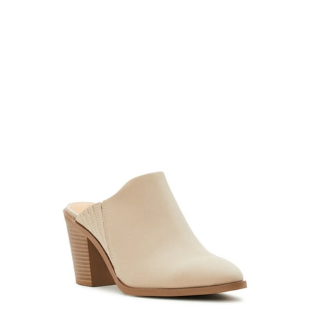 Time and Tru Women’s Heeled Mule Shoes