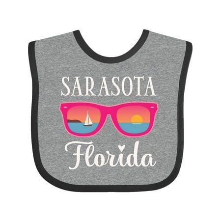 Inktastic Sarasota Florida Summer Trip Gift Baby Girl Bib