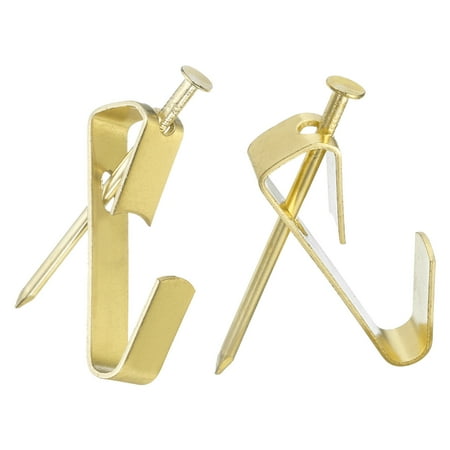 Picture Hangers 35Pack 100lb - Metal Picture Hanging Kit with Nails Picture Frame Hooks on Drywall Wooden (Gold)
Picture Hangers 35Pack 100lb - Metal Picture Hanging Kit with Nails Picture Frame Hooks on Drywall Wooden (Gold)
