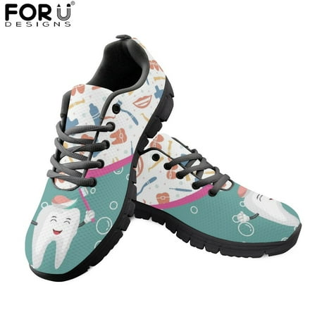 Cartoon Tooth Dentist Care Pattern Flats Shoes for Women Lace Up Breathable Air Mesh Shoes Female Daily Footwear
Cartoon Tooth Dentist Care Pattern Flats Shoes for Women Lace Up Breathable Air Mesh Shoes Female Daily Footwear