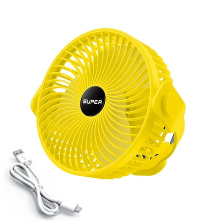Small USB Desk Fan Desktop Table Cooling Fan 361° Rotatable Strong Wind Quiet Personal Little Fan Powered by USB for Bedroom Home Office yellow yellow,G20740
Small USB Desk Fan Desktop Table Cooling Fan 361° Rotatable Strong Wind Quiet Personal Little Fan Powered by USB for Bedroom Home Office yellow yellow,G20740