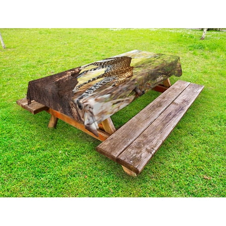 Zoo Outdoor Tablecloth Leopard Panthera Pantus on Tree Nature Reserve Botswana Carnivore Animal Decorative Washable Fabric Picnic Tablecloth 58 X 104 Inches Green Pale Brown White by Ambesonne
Zoo Outdoor Tablecloth Leopard Panthera Pantus on Tree Nature Reserve Botswana Carnivore Animal Decorative Washable Fabric Picnic Tablecloth 58 X 104 Inches Green Pale Brown White by Ambesonne