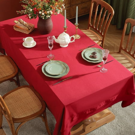 Eloshman Table Cloths Home Decor Tablecloths Washable Retro Tablecloth Covers Rectangle Dust-proof Solid Color Red 55 x 63
Eloshman Table Cloths Home Decor Tablecloths Washable Retro Tablecloth Covers Rectangle Dust-proof Solid Color Red 55 x 63