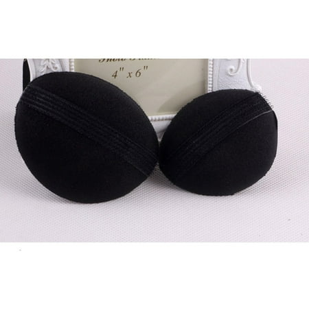 hair bump pad 2 Pcs Simple Hair Pad Curling Style Making Tool Sponge Hair Accessory