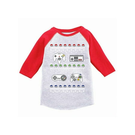 Awkward Styles Girls Boys Ugly Christmas T-Shirt Gamer Xmas Toddler Raglan Shirt
Awkward Styles Girls Boys Ugly Christmas T-Shirt Gamer Xmas Toddler Raglan Shirt