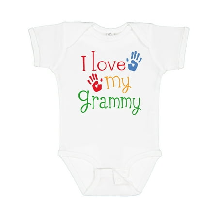 Inktastic I Love My Grammy Gift Baby Boy or Baby Girl Bodysuit