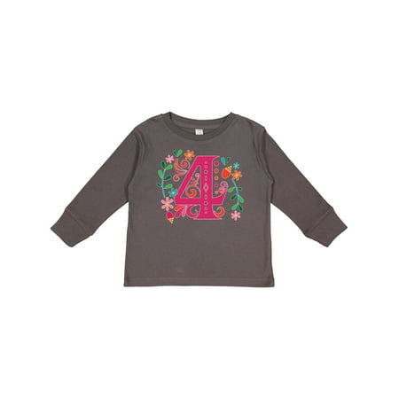 Inktastic 4th Birthday Party Photo Number 4 Gift Toddler Toddler Girl Long Sleeve T-Shirt
Inktastic 4th Birthday Party Photo Number 4 Gift Toddler Toddler Girl Long Sleeve T-Shirt