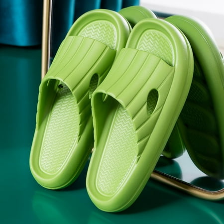 Unisex Soft Indoor Home Thick Soled Mute Couple Womens Non Slip Pillows Slippers Note Please Buy One Or Two Sizes Larger