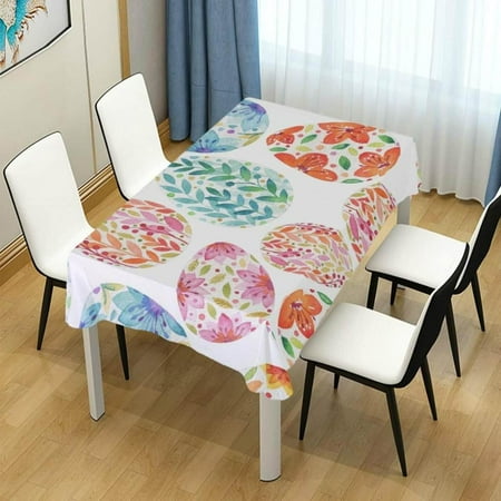 Hyjoy Painted Easter Eggs Rectangle Tablecloth Spill-Proof Polyester Table Cloth Table Cover for Kitchen Dining Picnic Holiday Party Decoration 54x72 Inch
Hyjoy Painted Easter Eggs Rectangle Tablecloth Spill-Proof Polyester Table Cloth Table Cover for Kitchen Dining Picnic Holiday Party Decoration 54x72 Inch