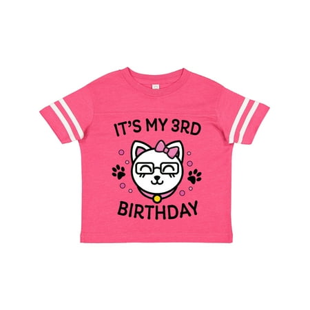 Inktastic Its My 3rd Birthday with Cat in Glasses Gift Toddler Toddler Girl T-Shirt
Inktastic Its My 3rd Birthday with Cat in Glasses Gift Toddler Toddler Girl T-Shirt
