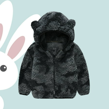 TMOYZQ Toddler Boys Girls Stripe Camouflage Plush Bear Ears Zip Up Hoodie Fleece Outwear Winter Fall Newborn Infant Baby Flannel Sherpa Jacket Long Sleeve Thick Coat Clothes
TMOYZQ Toddler Boys Girls Stripe Camouflage Plush Bear Ears Zip Up Hoodie Fleece Outwear Winter Fall Newborn Infant Baby Flannel Sherpa Jacket Long Sleeve Thick Coat Clothes