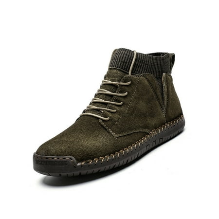 UKAP Men Comfortable Boots Office Non Slip Leather Shoes Dress Round Toe Bootie Green 6.5
UKAP Men Comfortable Boots Office Non Slip Leather Shoes Dress Round Toe Bootie Green 6.5