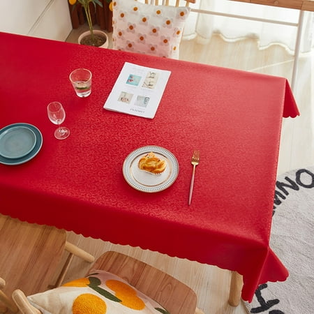 Yannee Waterproof Table Cloth Rectangle Heavy Duty Wipeable Cover Embossed Tablecloth for Kitchen & Garden
Yannee Waterproof Table Cloth Rectangle Heavy Duty Wipeable Cover Embossed Tablecloth for Kitchen & Garden
