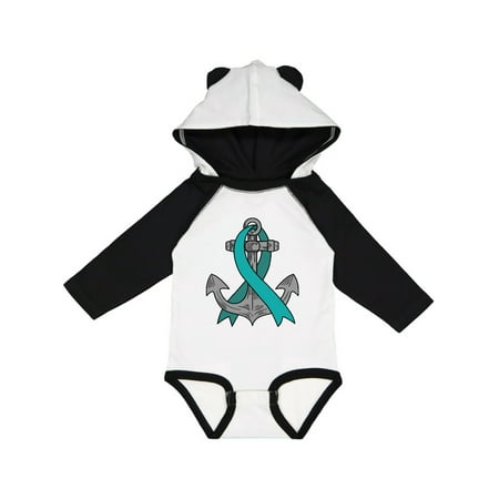 Inktastic Anchor with Teal Ribbon for Ovarian Cancer Awareness Gift Baby Boy or Baby Girl Long Sleeve Bodysuit
Inktastic Anchor with Teal Ribbon for Ovarian Cancer Awareness Gift Baby Boy or Baby Girl Long Sleeve Bodysuit