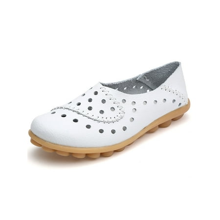 Zodanni Women Loafers Slip On Nurse Shoe Hollow Out Shoes Womens Moccasin Ladies Lightweight Round Toe Flats White 7
Zodanni Women Loafers Slip On Nurse Shoe Hollow Out Shoes Womens Moccasin Ladies Lightweight Round Toe Flats White 7