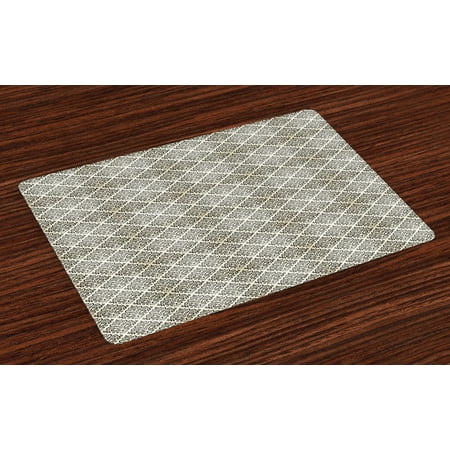 Damask Placemats Set of 4 Vintage Arabesque Design Elements Asian Symmetric Motif with Swirls Floral Pattern Washable Fabric Place Mats for Dining Room Kitchen Table Decor Cream Black by Ambesonne
Damask Placemats Set of 4 Vintage Arabesque Design Elements Asian Symmetric Motif with Swirls Floral Pattern Washable Fabric Place Mats for Dining Room Kitchen Table Decor Cream Black by Ambesonne