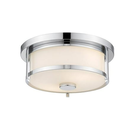 Z Lite 465F11-CH 5 x 11 in. Savannah 2 Light Flush Mount with Matte Opal Glass Chrome
Z Lite 465F11-CH 5 x 11 in. Savannah 2 Light Flush Mount with Matte Opal Glass Chrome