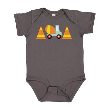 Inktastic Cement Mixer Construction Gift Baby Boy Bodysuit
