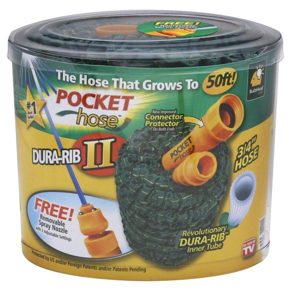 50' Pocket Hose Dura Rib