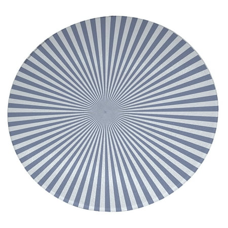 KuzmarK 12 Round Glass Cutting Board - Spiral Sphere Spin