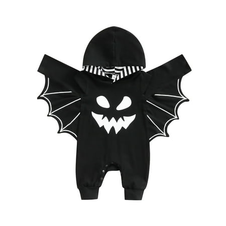 Halloween Infant Baby Boys Jumpsuit Letter Print Hooded Long Sleeve Romper Snaps Clothes 0-24Months
Halloween Infant Baby Boys Jumpsuit Letter Print Hooded Long Sleeve Romper Snaps Clothes 0-24Months