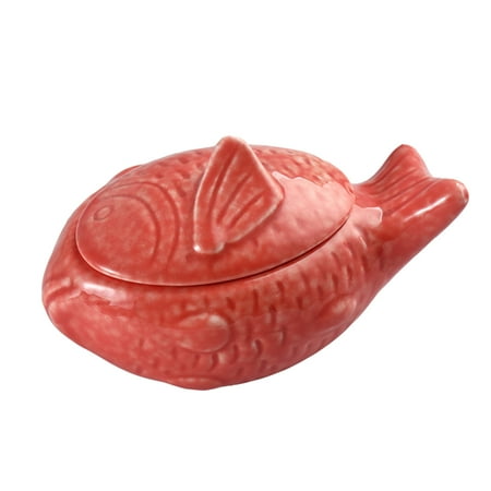 BESTONZON Japanese-style Ceramic Sauce Bowl Creative Fish-shaped Seasoning Bowl with Lid
BESTONZON Japanese-style Ceramic Sauce Bowl Creative Fish-shaped Seasoning Bowl with Lid