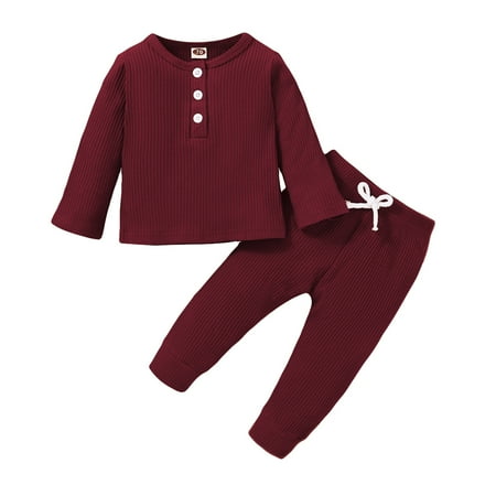 NZRVAWS Baby Girls Outfits 12 Months Baby Girls Solid Color Top 18 Months Baby Girls Pants 2PCS Winter Clothes Set Red
NZRVAWS Baby Girls Outfits 12 Months Baby Girls Solid Color Top 18 Months Baby Girls Pants 2PCS Winter Clothes Set Red