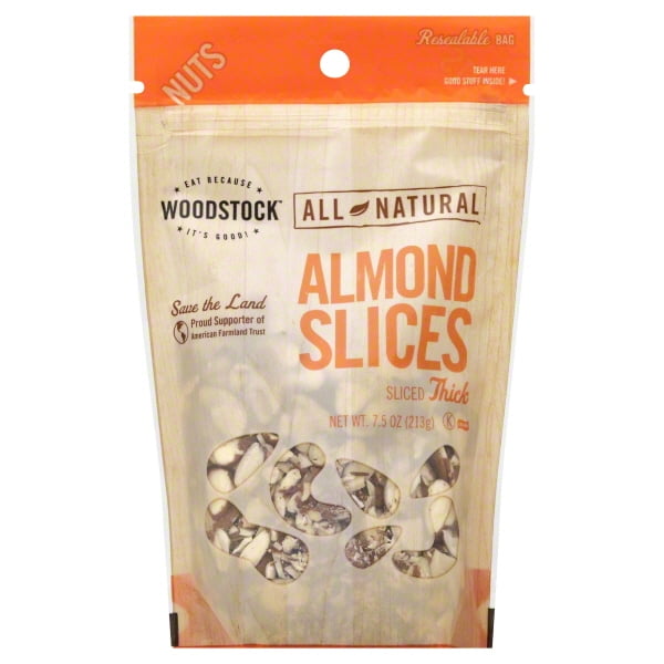 Woodstock Farms - All-Natural Almond Slices Thick - 7.5 oz.