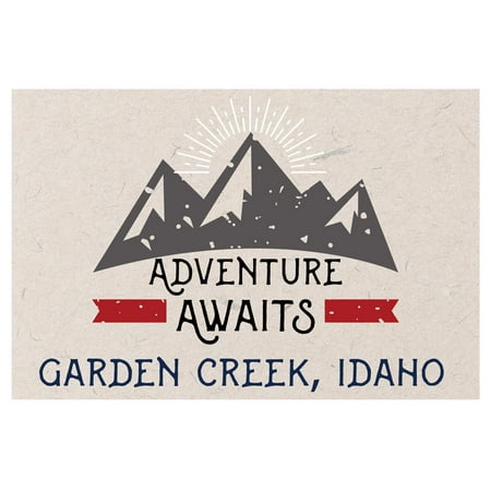 Garden Creek Idaho Souvenir 2x3 Inch Fridge Magnet Adventure Awaits Design