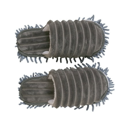 1 Pair Furry Stripes Floor Cleaning Slippers Detachable Bottom Mopping Slipper - Size M 38-41 (Grey)
1 Pair Furry Stripes Floor Cleaning Slippers Detachable Bottom Mopping Slipper - Size M 38-41 (Grey)