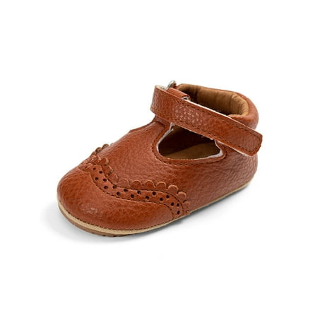 Crocowalk Baby Girls Flats First Walkers Crib Shoes Prewalker Princess Dress Shoe Newborn Wedding Breathable Soft Sole Brown 0-6 months
Crocowalk Baby Girls Flats First Walkers Crib Shoes Prewalker Princess Dress Shoe Newborn Wedding Breathable Soft Sole Brown 0-6 months