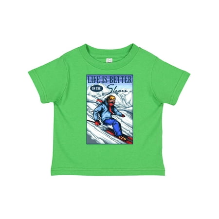 Inktastic Life is Better in The Slopes Gift Toddler Boy or Toddler Girl T-Shirt
Inktastic Life is Better in The Slopes Gift Toddler Boy or Toddler Girl T-Shirt