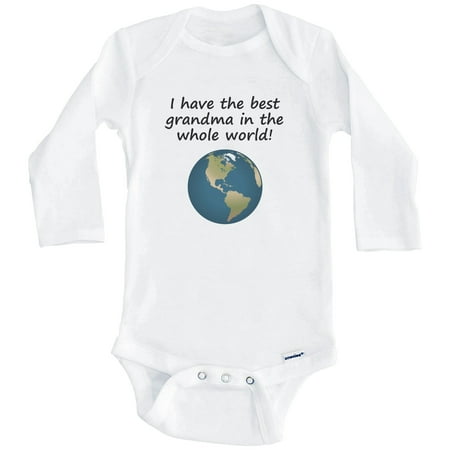 I Have The Best Grandma In The Whole World Grandchild One Piece Baby Bodysuit (Long Sleeve) 3-6 Months White
I Have The Best Grandma In The Whole World Grandchild One Piece Baby Bodysuit (Long Sleeve) 3-6 Months White