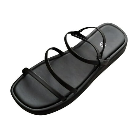 GWAABD Flats Sandals Women Sandals Fashionable New Pattern Summer Open Toe Comfortable Buckle Up Thick Bottom Flat Comfortable Non Slip Shoes
GWAABD Flats Sandals Women Sandals Fashionable New Pattern Summer Open Toe Comfortable Buckle Up Thick Bottom Flat Comfortable Non Slip Shoes