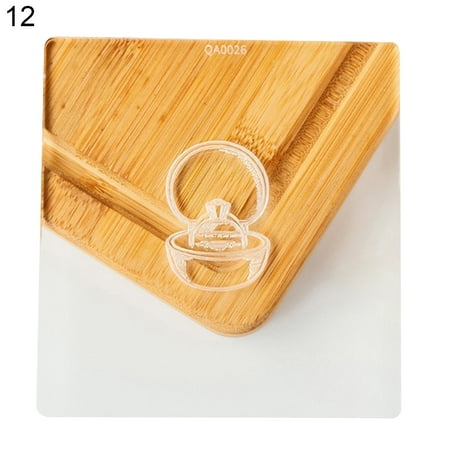 Farfi Cookie Cutter Wedding Ceremony Design Heat-Resistant Plastic Pastry Dough Embosser Mold Kitchen Accessories (Type 12)
Farfi Cookie Cutter Wedding Ceremony Design Heat-Resistant Plastic Pastry Dough Embosser Mold Kitchen Accessories (Type 12)