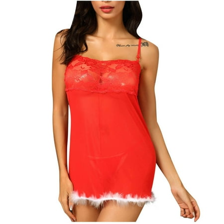 Christmas Pajamas Set for Women Sexy Lingerie Plush Lace Splicing Teddy Bodysuit Underwear Intimates Clubwear Suit
Christmas Pajamas Set for Women Sexy Lingerie Plush Lace Splicing Teddy Bodysuit Underwear Intimates Clubwear Suit