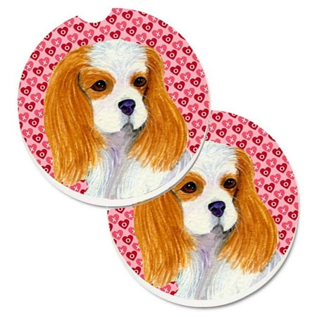 Cavalier Spaniel Hearts Love & Valentines Day Portrait Set of 2 Cup Holder Car Coaster
Cavalier Spaniel Hearts Love & Valentines Day Portrait Set of 2 Cup Holder Car Coaster