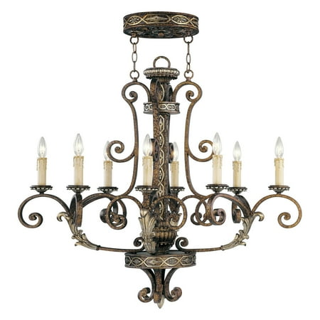 Livex Lighting Seville 8 Light Oval Chandelier