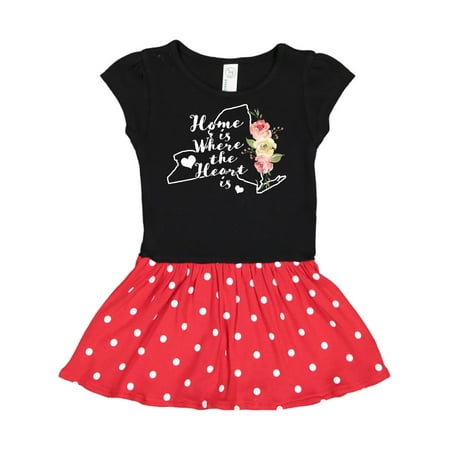 Inktastic New York Home is Where the Heart is with Watercolor Floral Gift Toddler Girl Dress
Inktastic New York Home is Where the Heart is with Watercolor Floral Gift Toddler Girl Dress