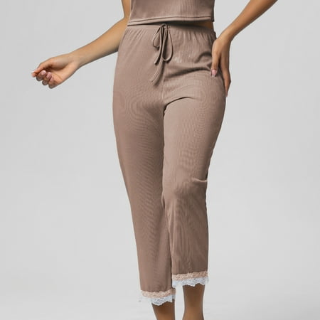 Tawop Womens Capri Pants for Summer Pajama Pants Pink Pants Women S Summer Elastic Waist Solid Thin Quarter Shorts Solid Color Thin Style Casual Pajamas Loose Size Home Pants Hot Pink 8
Tawop Womens Capri Pants for Summer Pajama Pants Pink Pants Women S Summer Elastic Waist Solid Thin Quarter Shorts Solid Color Thin Style Casual Pajamas Loose Size Home Pants Hot Pink 8