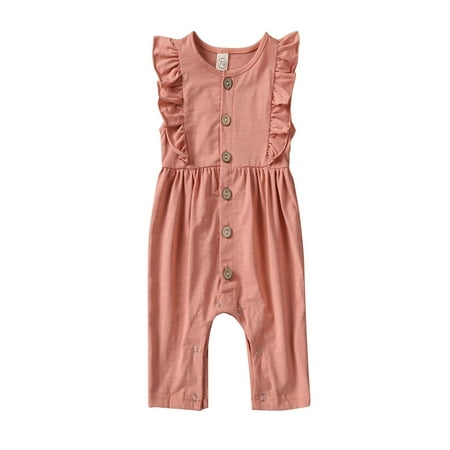 Zoiuytrg Baby Boy Girl Romper Ruffle Solid Color Button Down Sleeveless Bodysuit Jumpsuit Infant Fall Winter Clothes
Zoiuytrg Baby Boy Girl Romper Ruffle Solid Color Button Down Sleeveless Bodysuit Jumpsuit Infant Fall Winter Clothes
